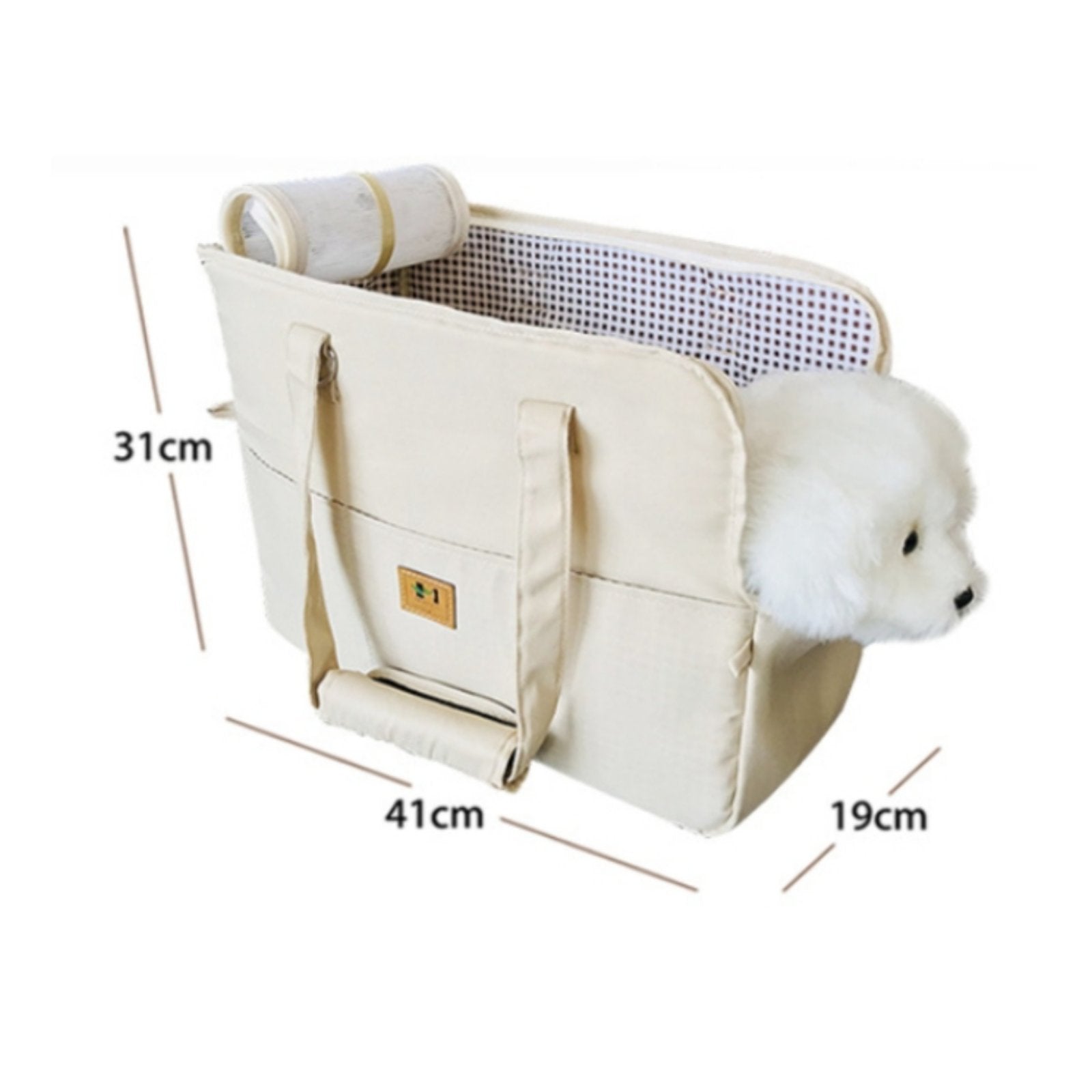 Pet Shoulder Carrier Lightweight Portable Dog Carrier Mesh Window for Outdoor