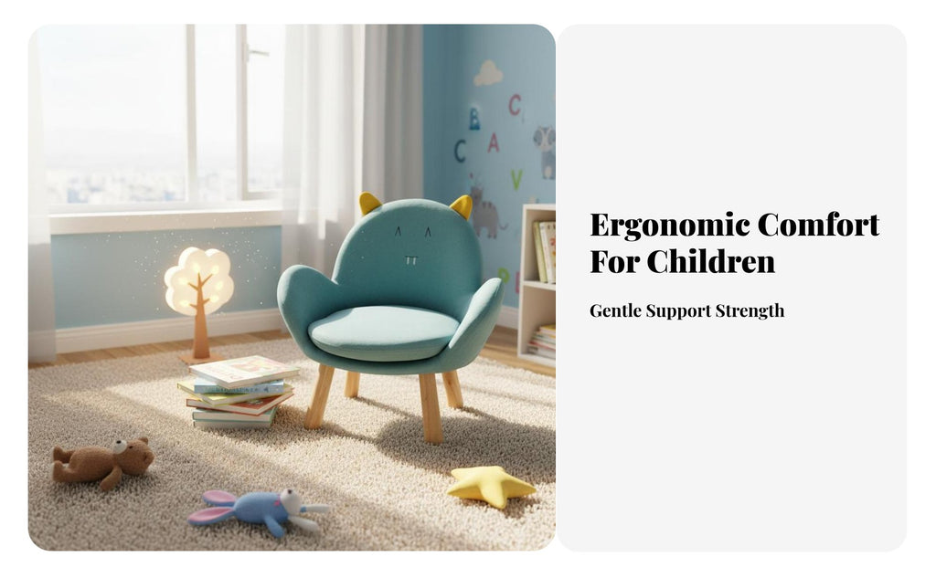 Cartoon supportrest Seat With support Toddler Chair Rounded Edges for Toddlers