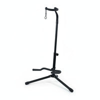 Foldable Guitar Stand Metal Frame Music Gear Hanging Strap
