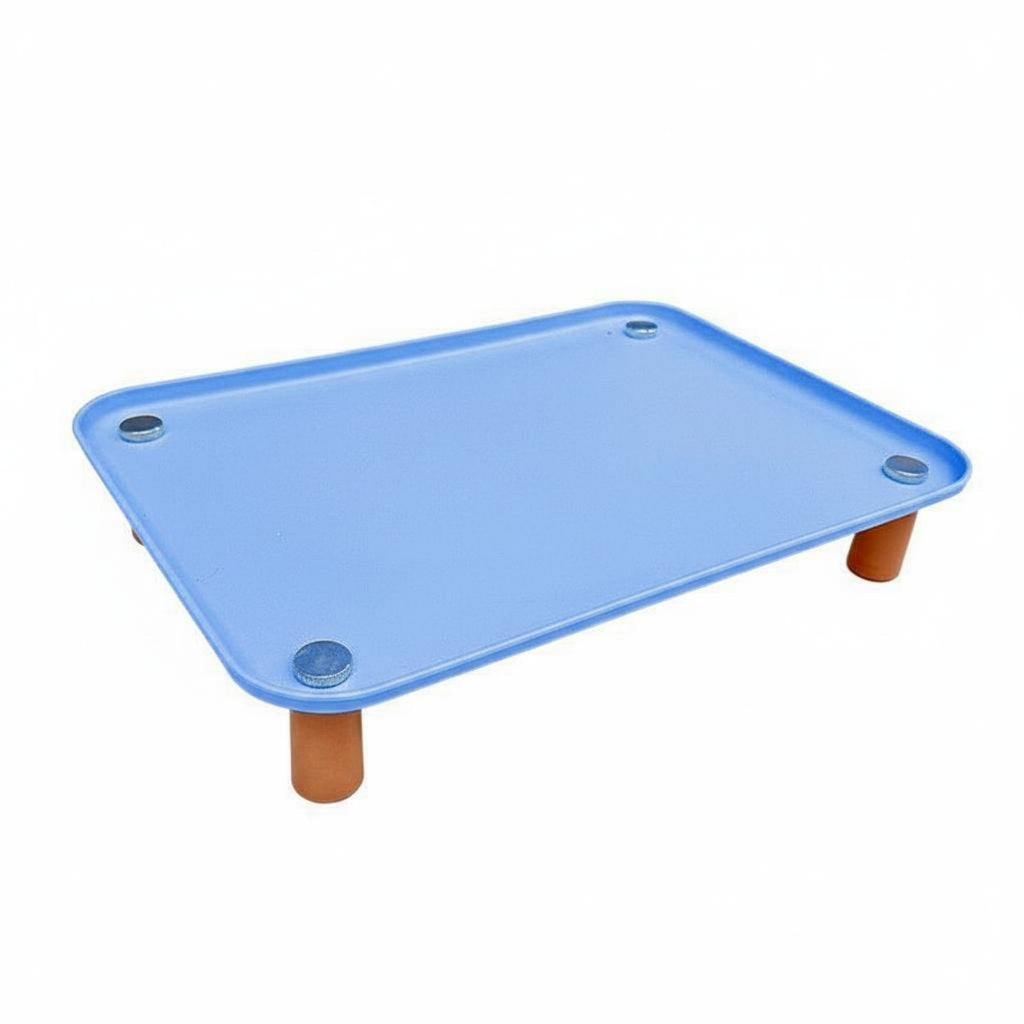 Raised Cat Bowl Stand Easy to Clean Cat Food and Water Tray for Indoor