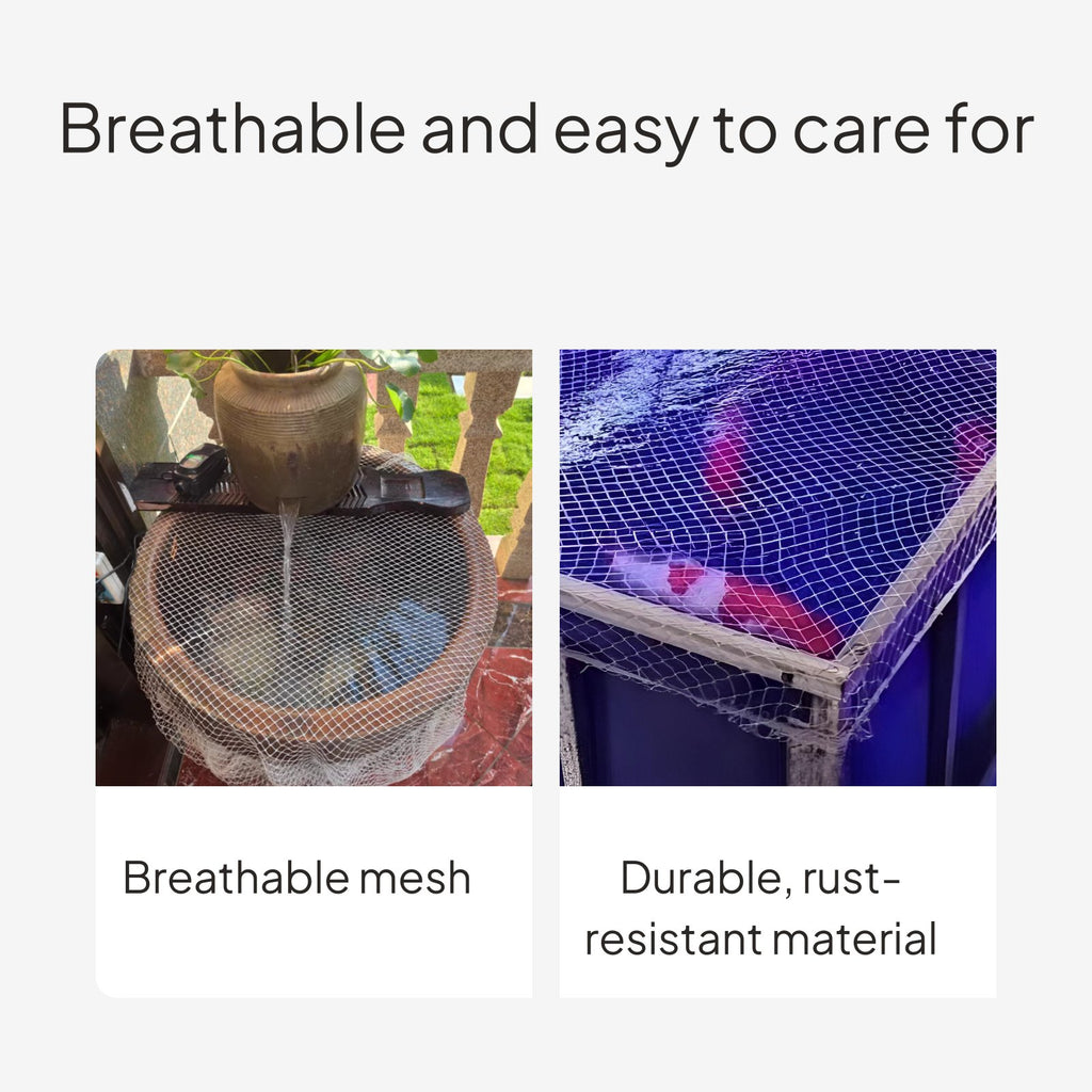 Round Aquarium Mesh Lid, Jump Guard, Cat Proof Cover