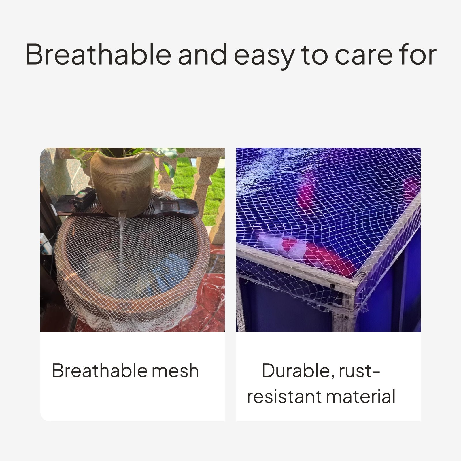 Round Aquarium Mesh Lid, Jump Guard, Cat Proof Cover