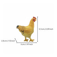 Plastic Creature Simulation Toy Hand-Painted Realistic Poultry Figure