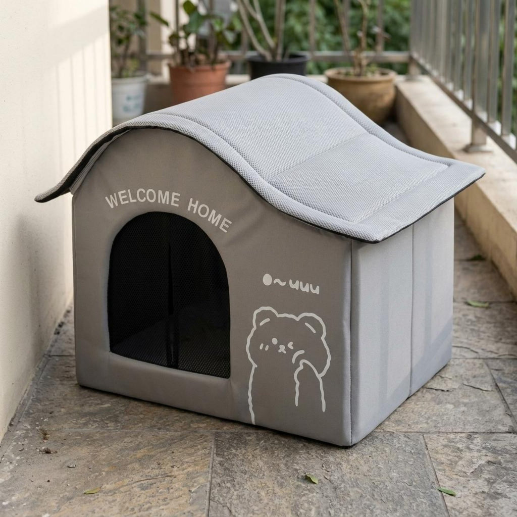 Ice Pack Pet House Portable Summer Cooling Dog House Sturdy for Hot Weather