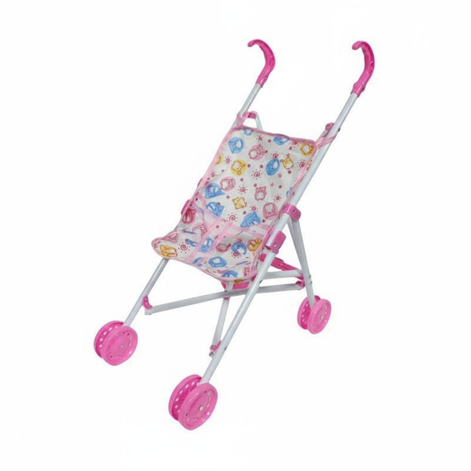 Foldable Doll Baby Carriage Realistic Design Baby Doll Baby Carriage Storage