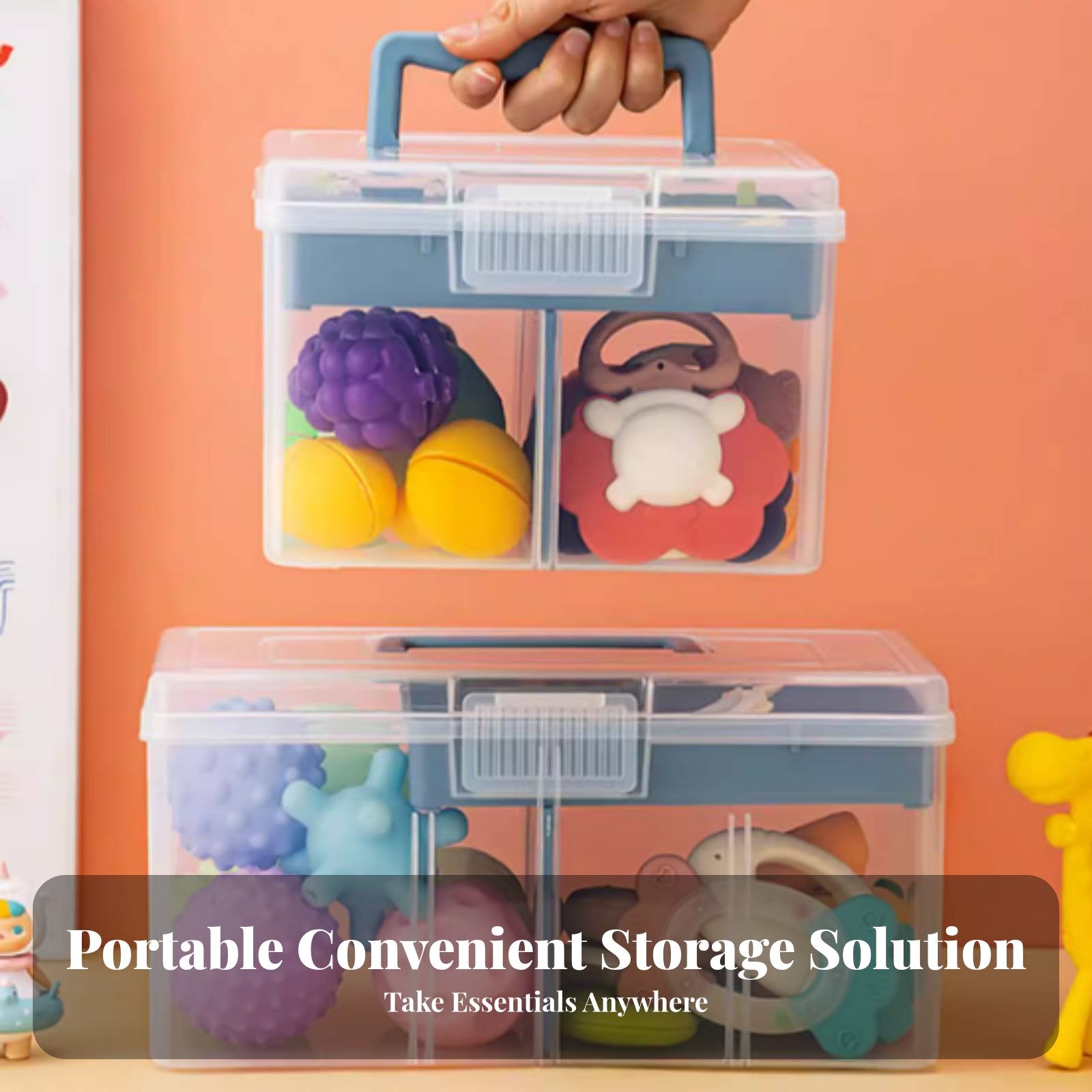 Stackable Square Stool Anti-Slip interlocking Cube Stool adaptable for Homeowners