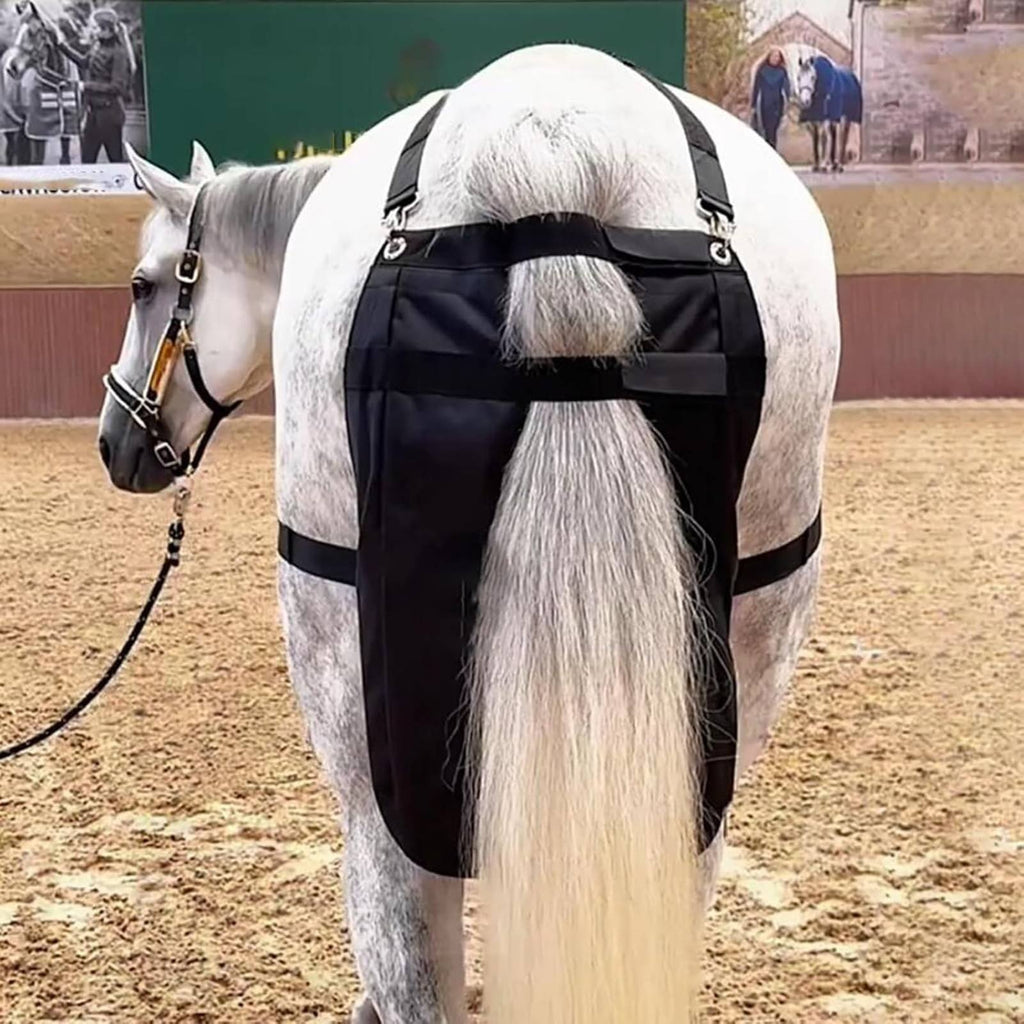 Horse Manure Bag Washable Horse Manure Catcher Simple to Use to Clean Equine Waste Diaper for Mounted Police Units