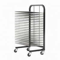 Art Drying Artwork Rounded Handle Art Drying Rack Mobile
