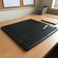 Braille Writing Board Black Office Supply Rectangular