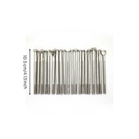 20 Pieces Ceramic Stamping Tool Set Metal Pottery Embossing Tool Easy to Clean