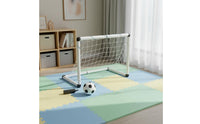 Kids Soccer Goals Ball Pump Included Compact Football Goals Easy to Set Athletic Gear for Backyard