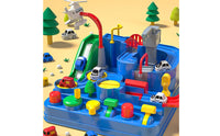 Multitiered Car Playset with Ramp Toy Vehicle Course Set Interactive
