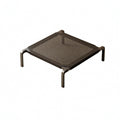 Breathable Mesh Dog Bed Improved Ventilation Raised Dog Cot Metal Frame