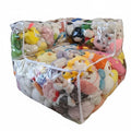 Easy to Fill Stuffed Soft Storage Bean Bag Space Saving Stuffed Soft Storage Chair Large Capacity for Toddlers, Teens, Playroom, Bedroom