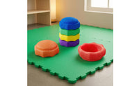 6 Pieces Molded Stepping Stones Sensory Training Children's Activity Gear