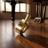 Piano Leg Wheel Cylindrical Top Instrument Accessory Brass Finish