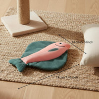 Catnip fishes Toy Catnip Filled fishes Material Soft Eel Toy for Cats, Kittens