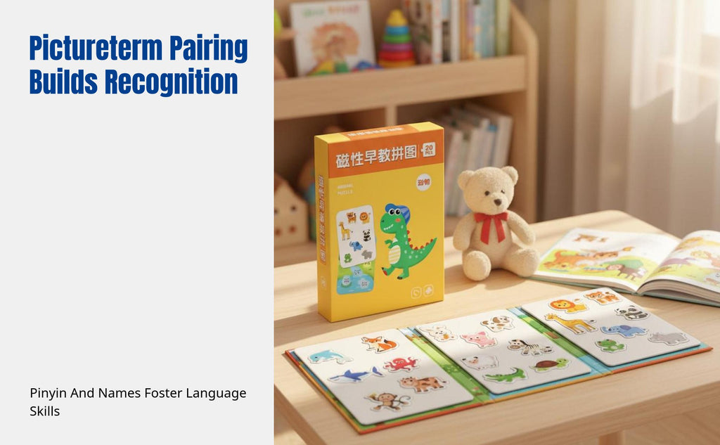 Mind Game Early Learning Toy for Children Numbers Animals Fruits Transportation Colorful Cartoon Paper
