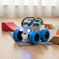 Momentum Powered Toy Car 4-Wheel Drive Push and Go Monster Truck for Indoor