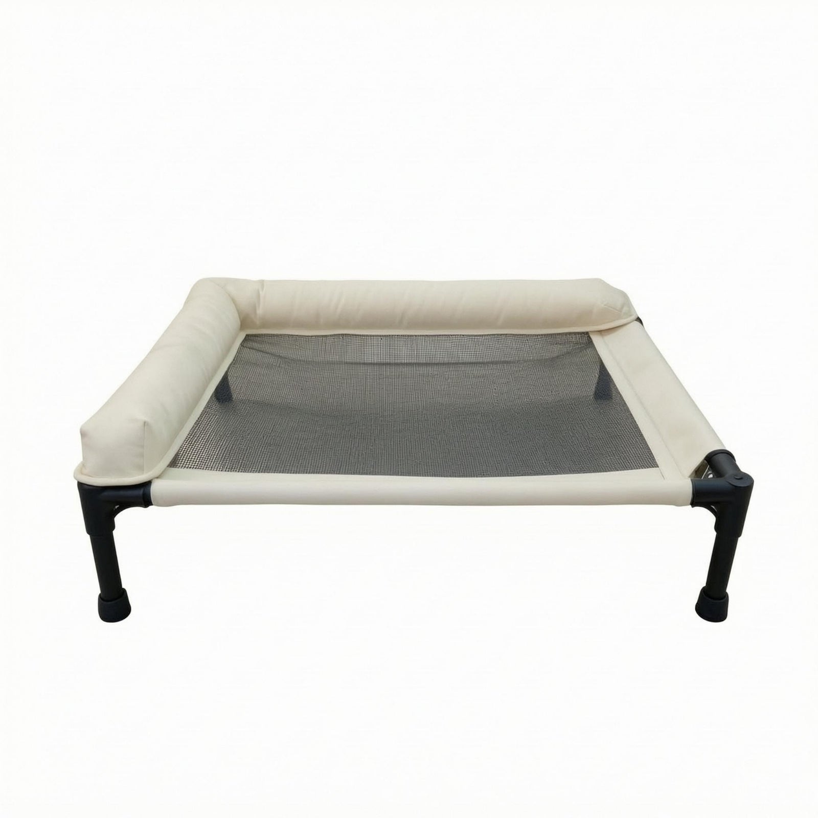 Raised Pet Bed Iron Frame Mesh Pet Bed Skid-Resistant Feet