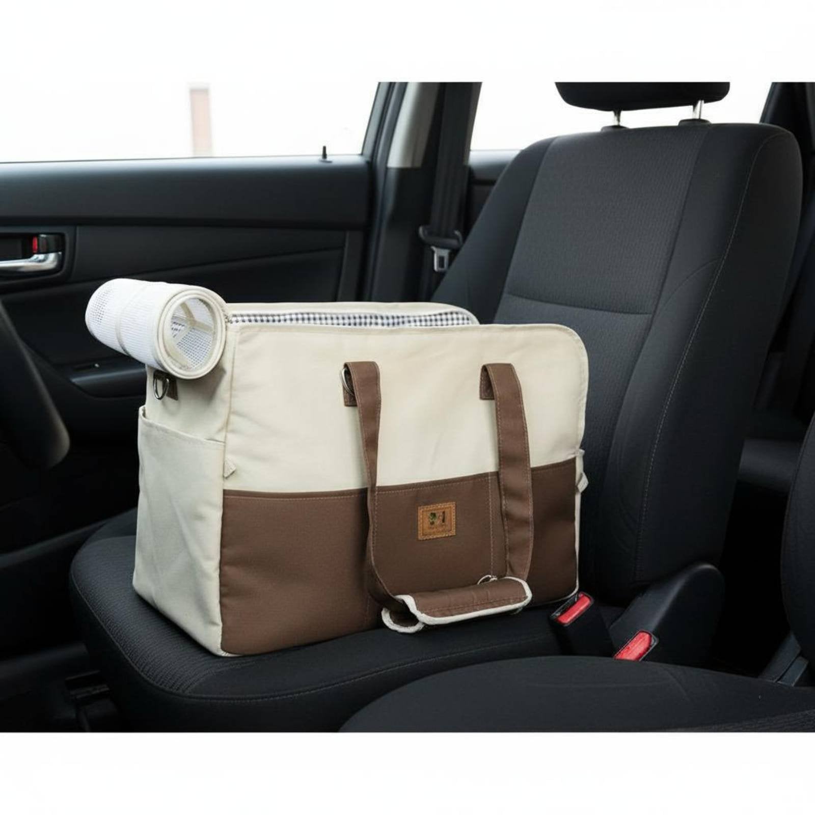 Pet Shoulder Carrier Lightweight Portable Dog Carrier Mesh Window for Outdoor