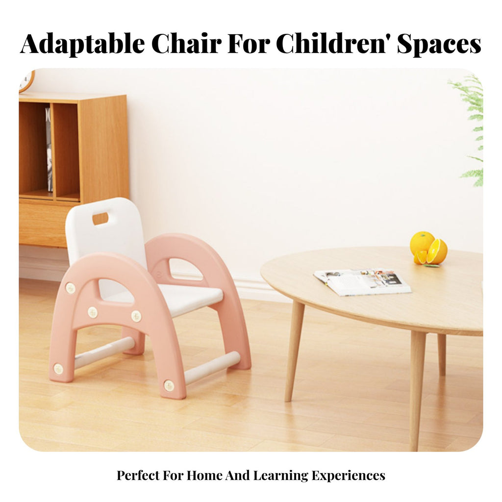 Arched Leg Toddler Chair Stable Structure Small Four-Legged Seat Easy to Clean