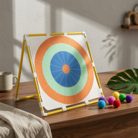 Stickysphere Aiming Surface Board Hand-Vision Coordination Game Set Easy Setup