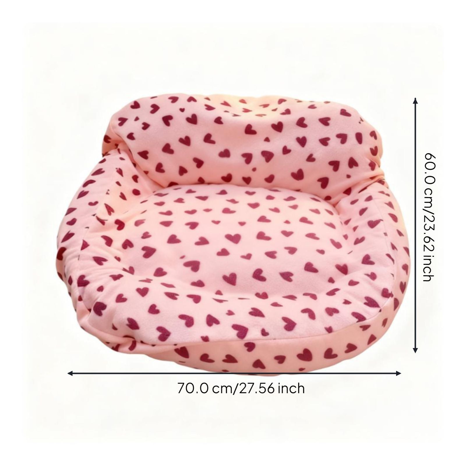 Washable fitted dog bed cover