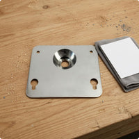 Percussion Pad Bracket Reflective Finish Drum Mounting Bracket Silver
