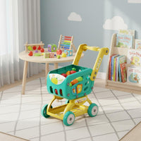Toy Shopping Cart Great Birthday Gift Kids Grocery Cart Polished Burr-Burrless