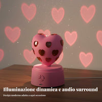 Disco Ball Bluetooth Speaker Multi-Functional Rotating Projection Light Speaker