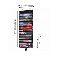 Hanging Game Mat Bag Metal Hooks Playmat Organizer Dust Resistant