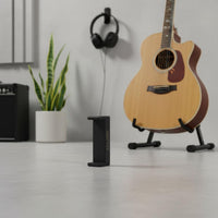 2 Pieces Floor Guitar Stand Stable Frame Acoustic Guitar Stand Soft Rubber Padding Musical Equipment