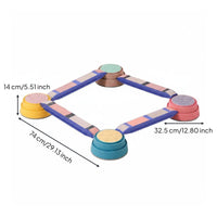 Balance Bridge Set Indoor Outdoor Use Sensory Training Board Sturdy Kids Toy for Classroom