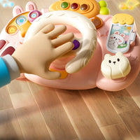 Rabbit Dashboard Toy Raised Buttons Kids Plaything Interactive for Children