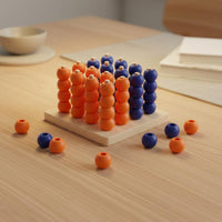 3D Connect Four Game Hand-Eye Coordination Bead Stacking Strategy Game