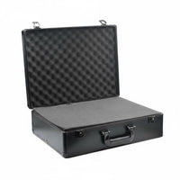 Locking Hard Case Reinforced Corners Aluminum Briefcase Portable for Storage
