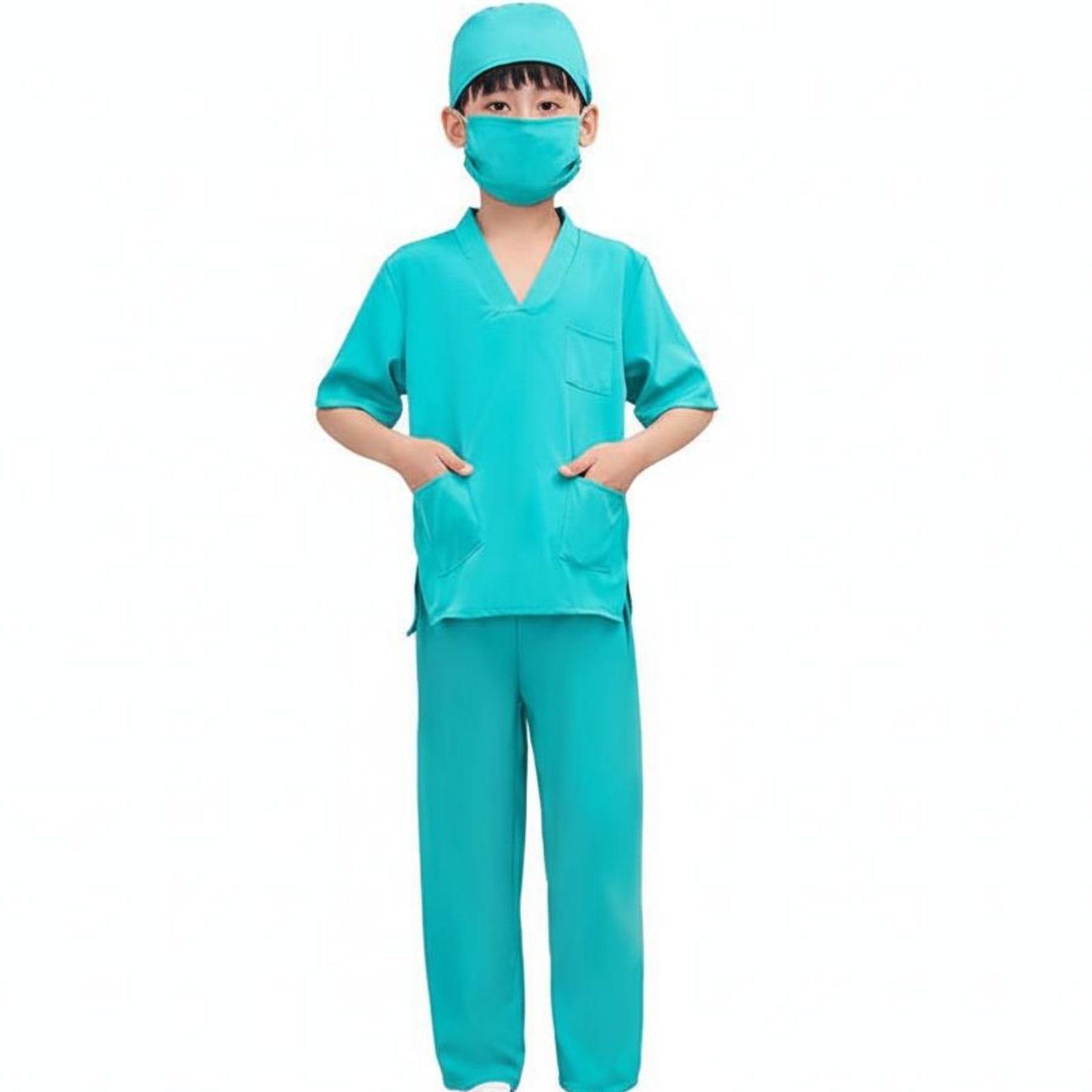 Educational Kids Science Coat Uniform Comfortable Material Child's Science Coat Costume Realistic Design for Preschoolers, Career Day