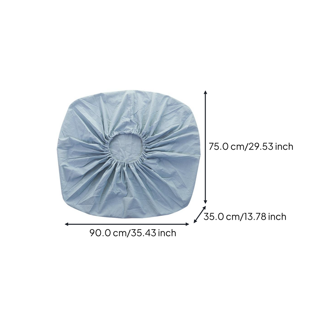 Washable zippered pet bed cover, custom sizes