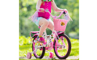 Kids Bike Basket Set Storage Wicker Bike Basket Easy to Install