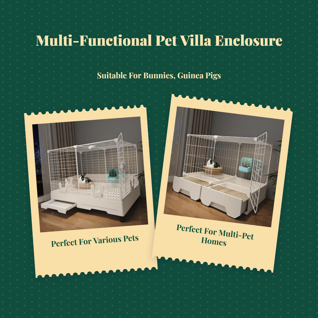 Leakproof large hare hutch
