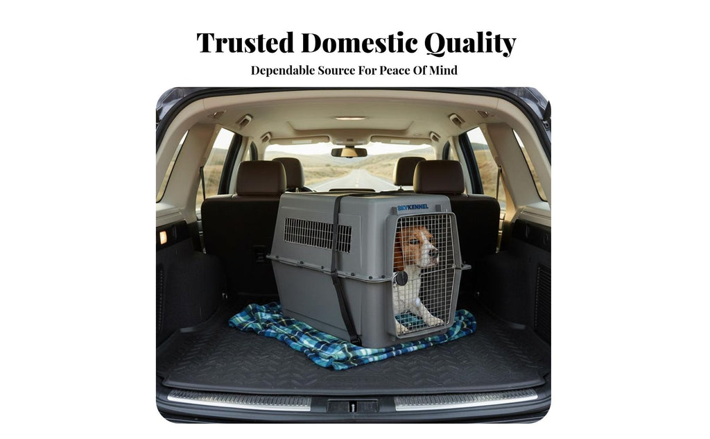 Airline-Approved Design Hard-Sided Travel Crate Portable Hard-Sided Pet transport robustDuty Construction Dog Kennel safety latch for Travelers with companion animals, Cat Owners, Car journeys, veterinarian Visits, Outdoor Excursions