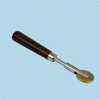 Piano String Pressure Wheel Wood Handle Piano String Roller Stainless Steel