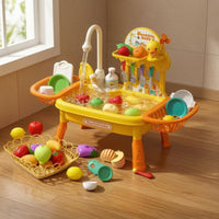 Duck Themed Toy Sink 7 L Basin Playset Drying Rack