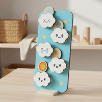 Weather Slide Toy Early Education Emotion Slide Toy Cognitive Learning