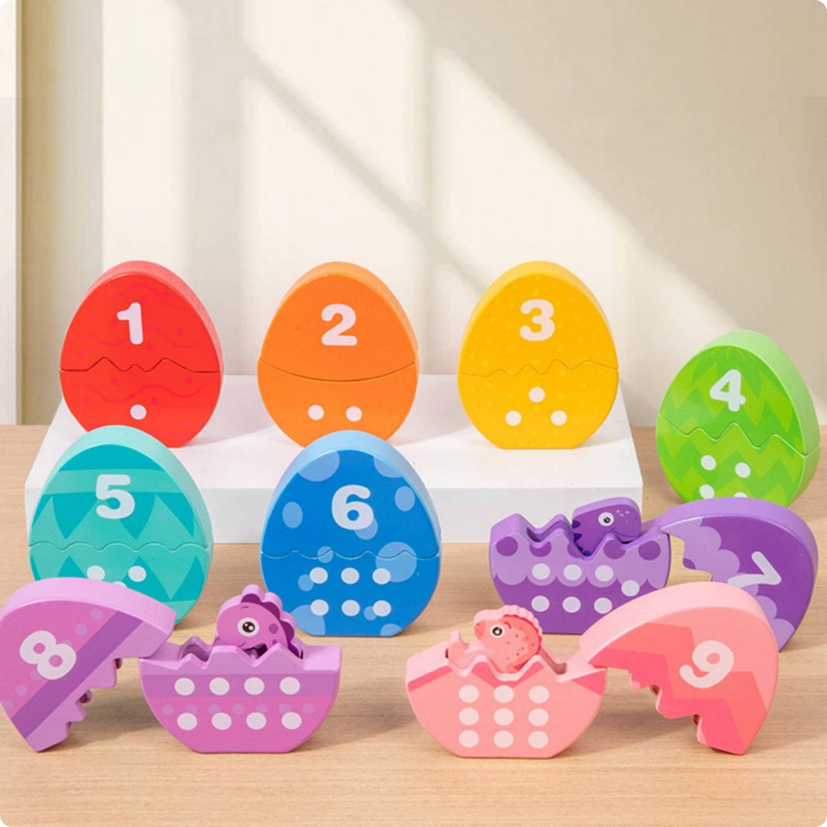 Color Matching Dinosaur Eggs Educational Dinosaur Egg Toy Storage Carton