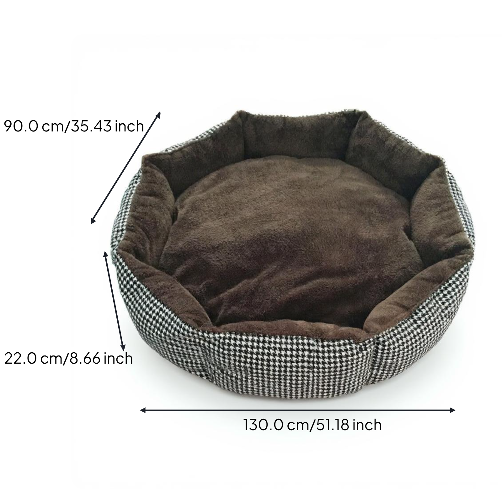 Dog Bed Removable washable cover Large non-slip mat Kennel pad