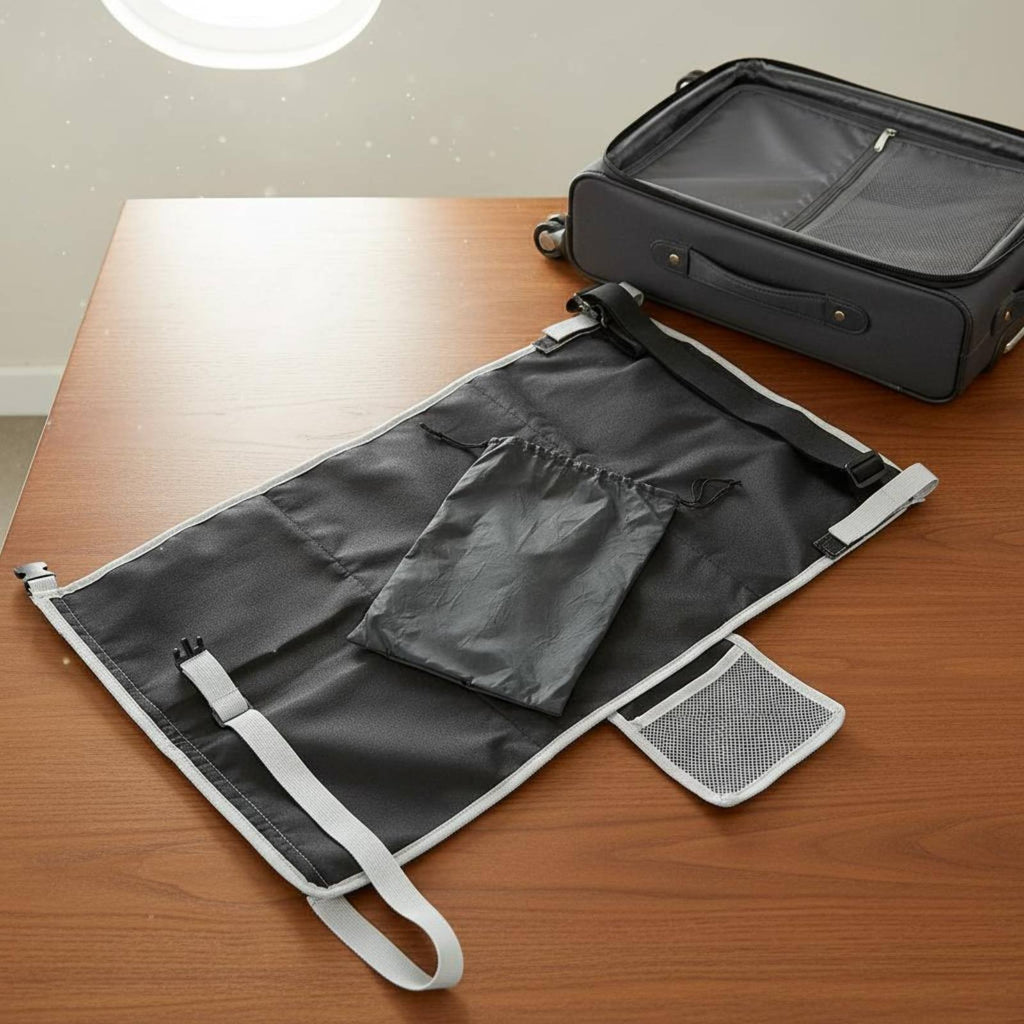 Airplane Bed Adjustable Airplane Seat Extender Foldable for Babies