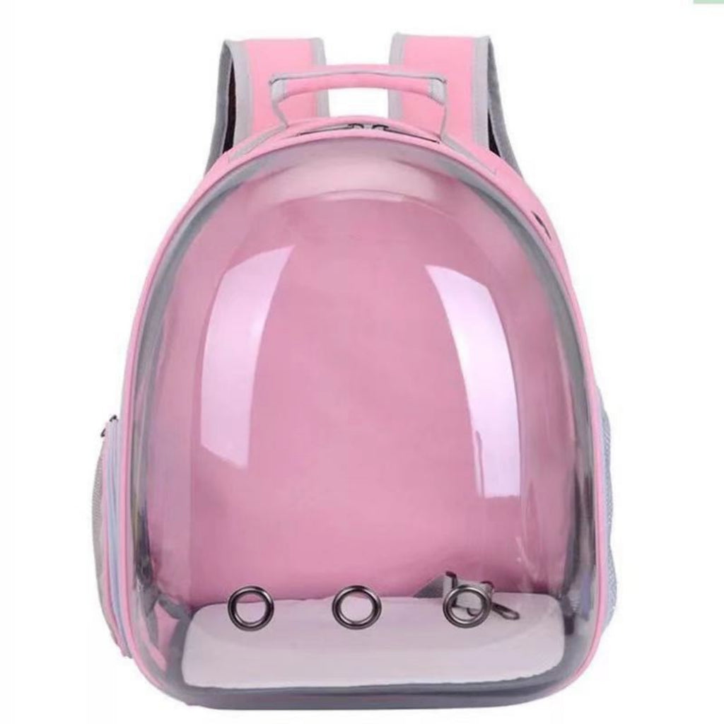 Bubble Cat Backpack Adjustable Straps Cat Carrier Backpack Mesh Panel