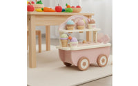 Wooden Play Kitchen Realistic Accessories Pretend Fridge Set Safe Materials
